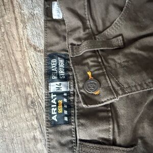 Ariat Men's Tan Relaxed Straight Chinos